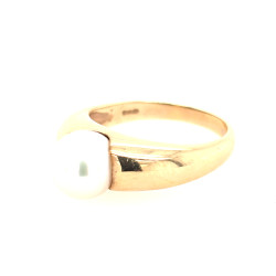 Pre Owned 9ct Pearl Ring ZX49